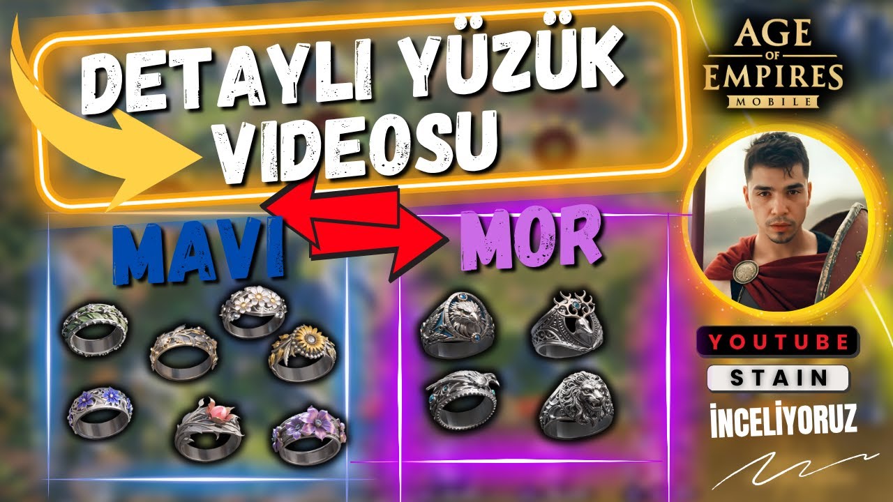 MOR VE MAVİ YÜZÜKLER REHBERİ | Age Of Empires Mobile 🥷🏻