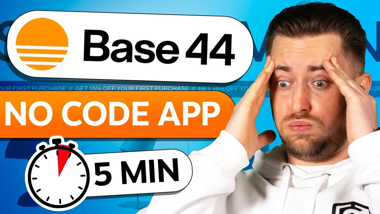 Обзор Base44 | Лучший No-Code конструктор приложений за 5 минут