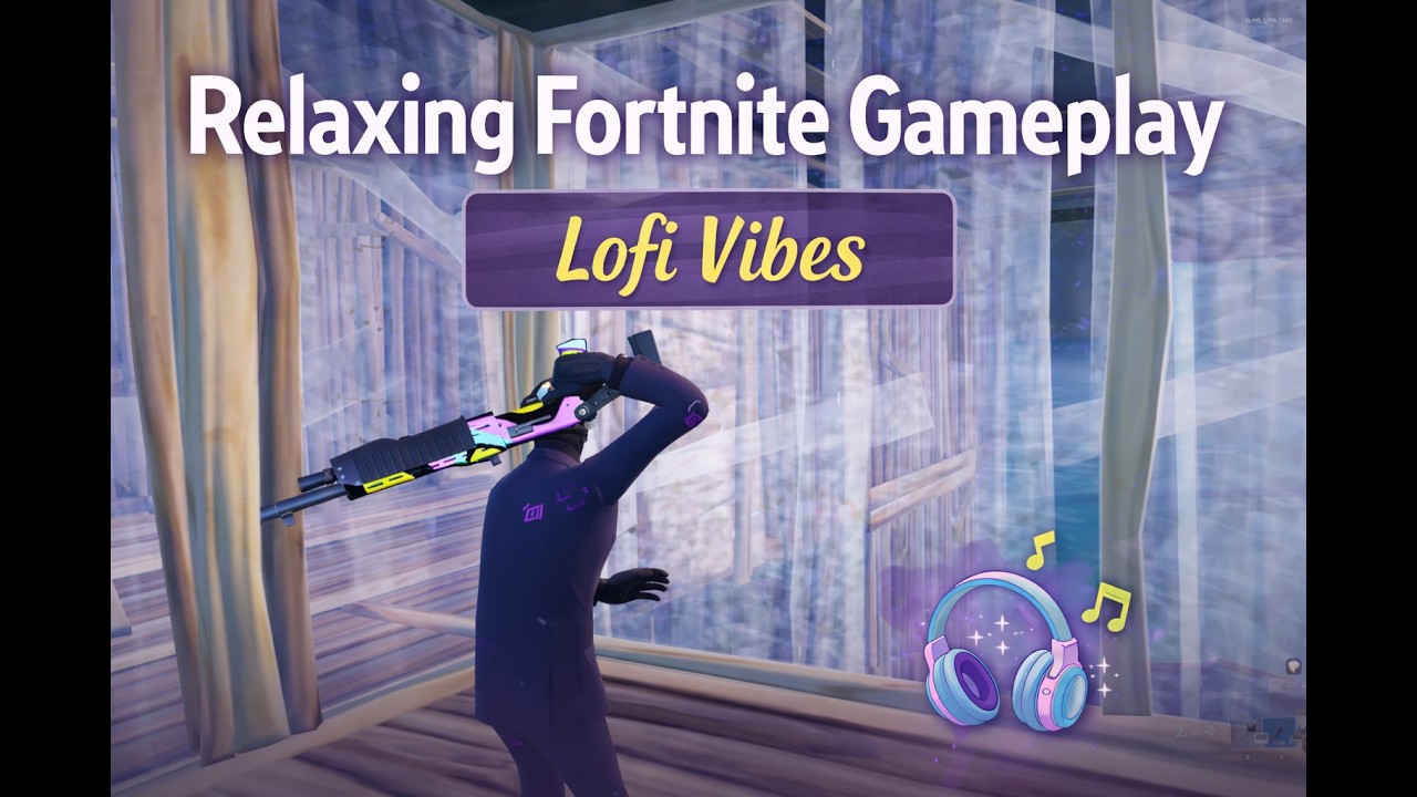 Relaxing Lofi Fortnite Gameplay for Sleep, Study & Chill 🎮🎶