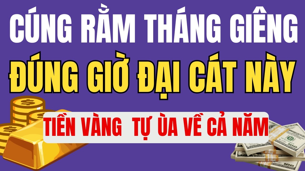 Tiết Lộ 1 Giờ Vàng Rằm Tháng Giêng: Cúng Đúng Thời Khắc, Tiền Bạc Tự Tìm Đến!