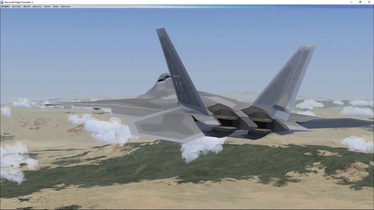 FSX | Iris F22 Raptor | Quick start & Flight Tutorial | Part 1