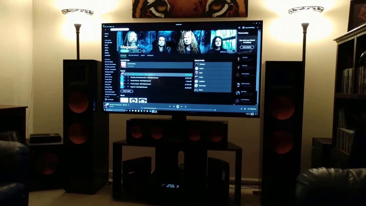 FULL Klipsch 7.4.2 RF-7 ii, RC-64 ii Yamaha & Emotiva based system