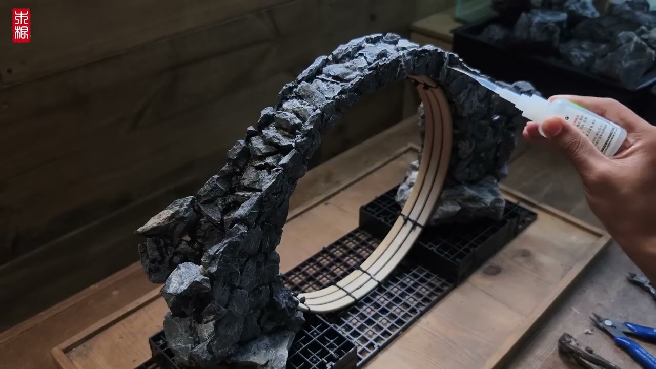 How to Create a Mini Forest Bridge in 1 Minute | Micro Landscape & Paludarium DIY