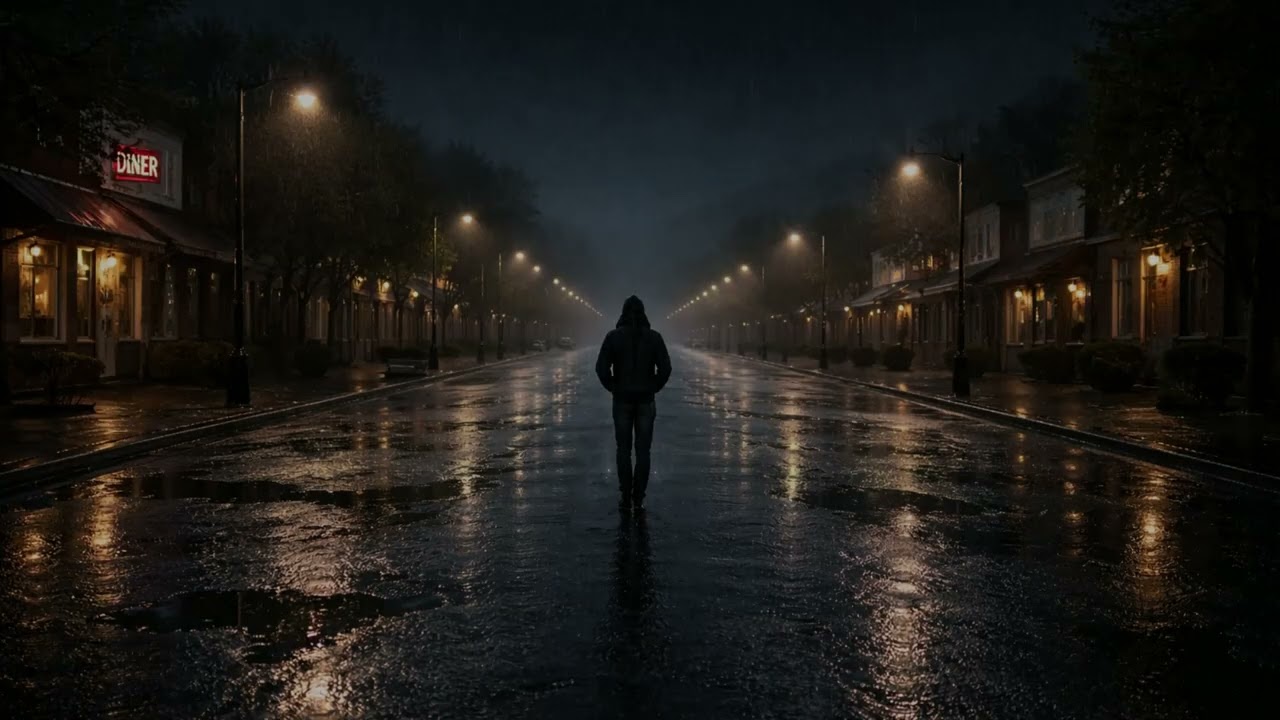 Lonely walk.
