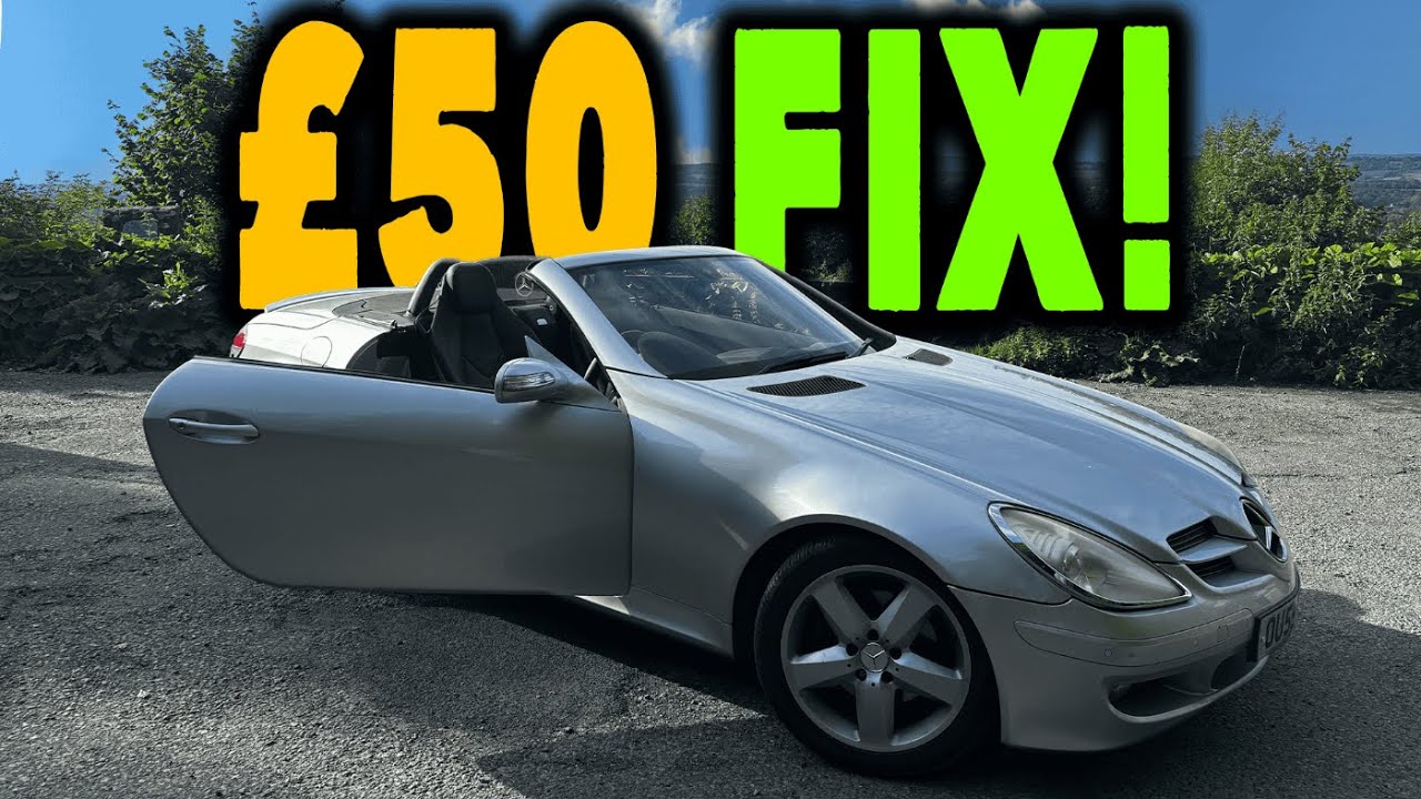 Fixing The Most ANNOYING issue with my Mercedes SLK for UNDER £50...