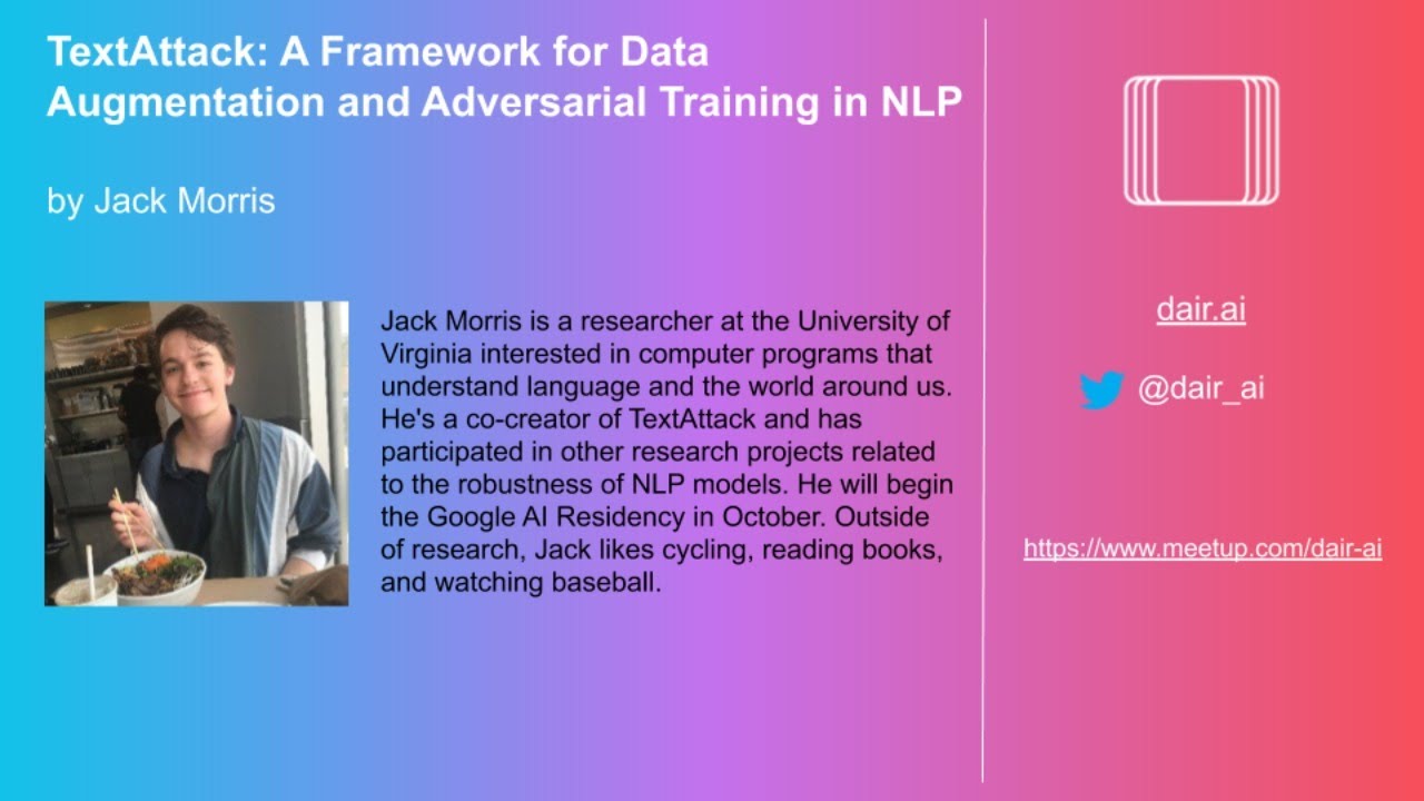 TextAttack: A Framework for Data Augmentation and Adversarial Training in NLP