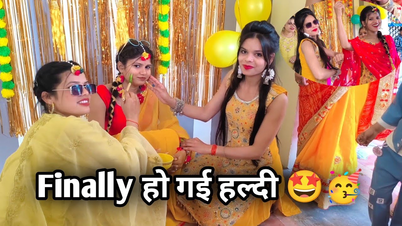 Haldi Vlog🤩 | हल्दी में किया जबरदस्त डांस 😍💃 | Radhika Zara Vlog