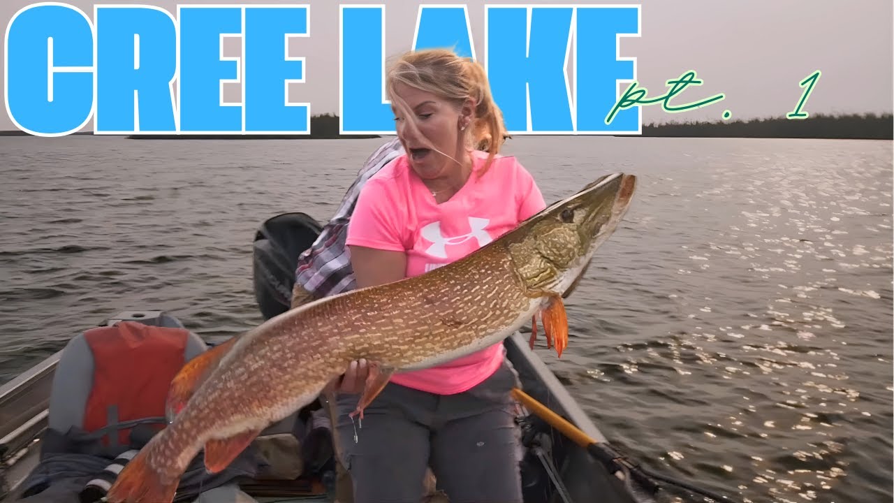 Trophy Pike at Cree Lake Lodge Lisa Roper Outdoors #fishingvideo #fishingvideos #fishinglife