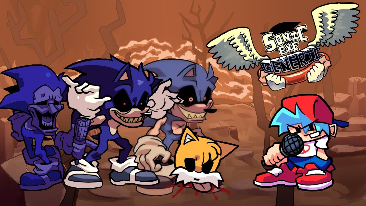 THERE'S 3 OF THEM?! | Friday Night Funkin' - FNF Sonic.exe Generic