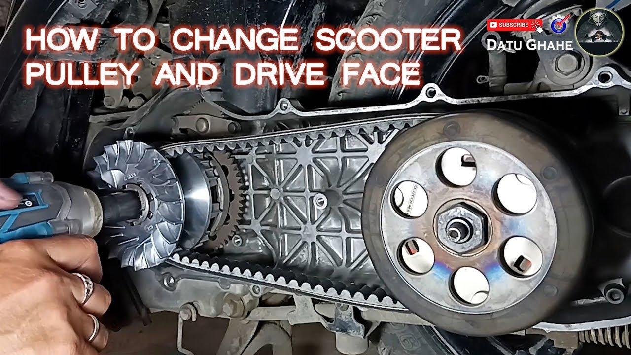 Step-by-Step Guide: Change Belt, Flyball, and Pully Drive Face on Mio Sporty - DIY Pulley Removal