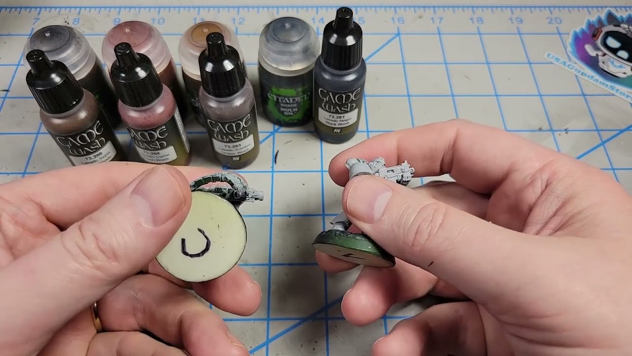 vlog 22-21: Comparing Vallejo Games Washes with Citadel Shades