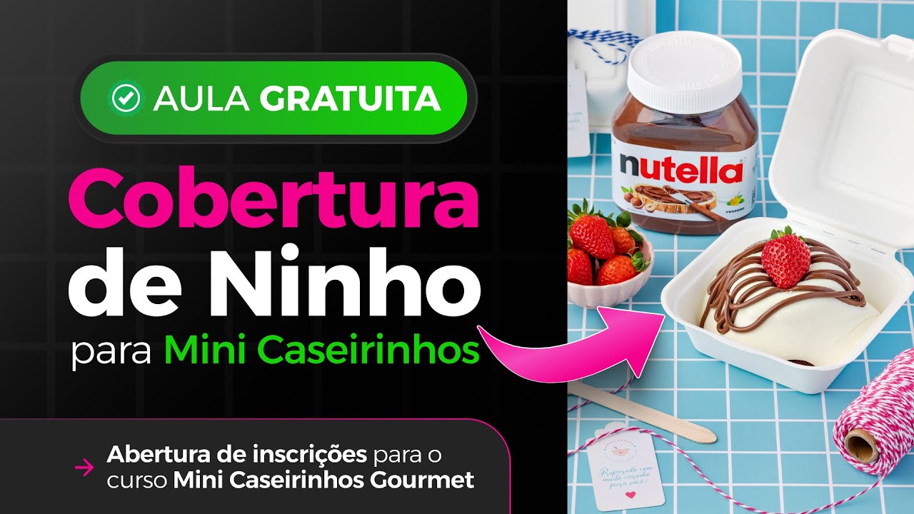 Cobertura de Ninho para Mini Caseirinho.