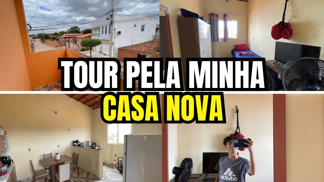 TOUR PELA MINHA CASA MORANDO SOZINHO! 😍🏠