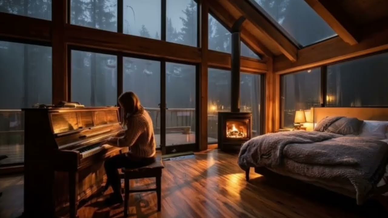 Struggling with Insomnia? Soft Piano & Rain Sounds for Deep Sleep