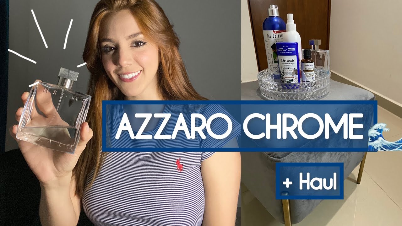 AZZARO CHROME para hombre edt + Haul