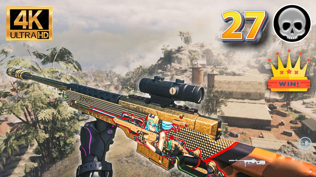 Call of Duty:Warzone Solo Win L96A1 Gameplay PS5(No Commentary)