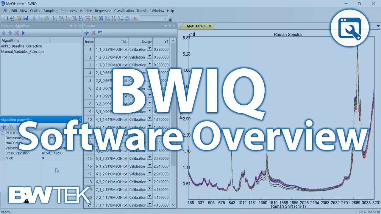 B&W Tek - BWIQ - Software Overview Tutorial