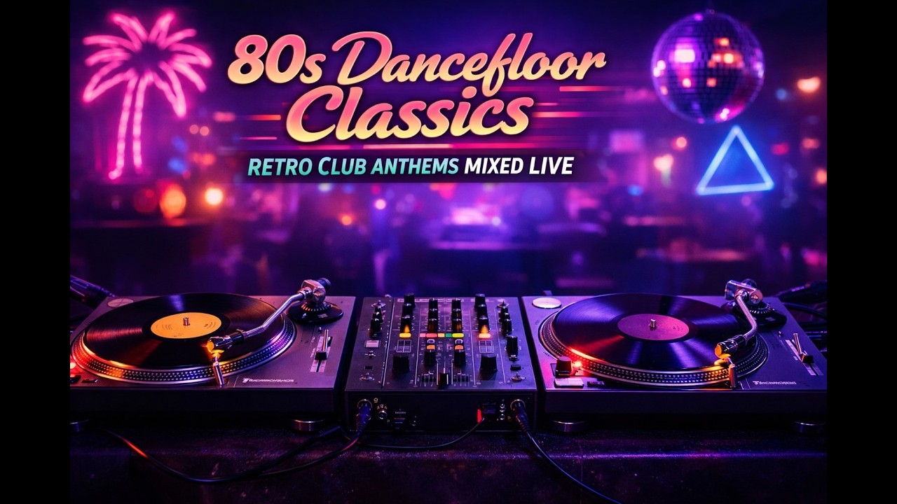 80s Dancefloor Classics 💿 Retro Club Anthems Mixed Live