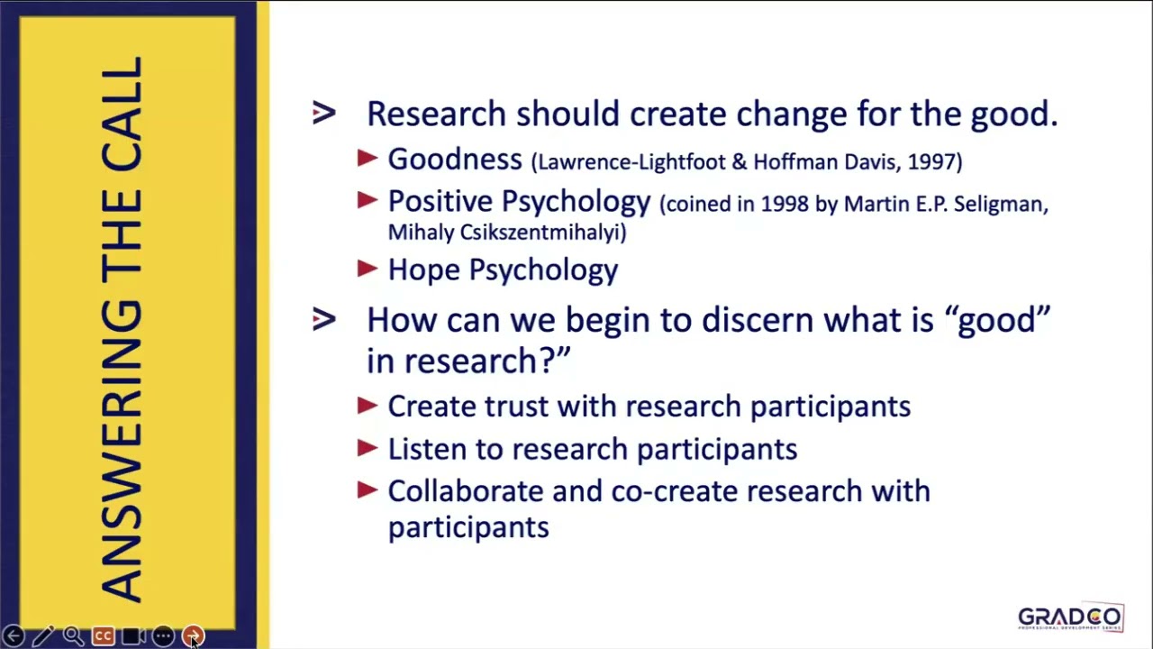 Tenets of Culturally Responsive Qualitative Research