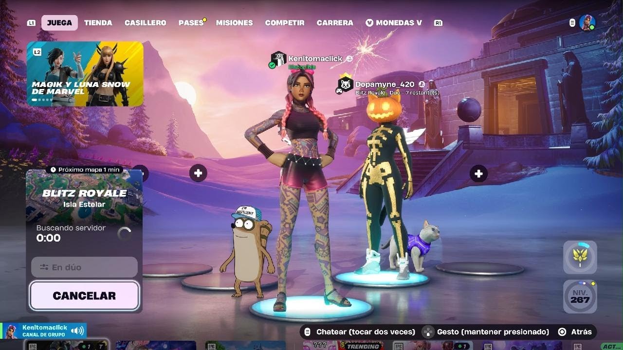 Ganamos dos blitz seguidas con pri en Fortnite