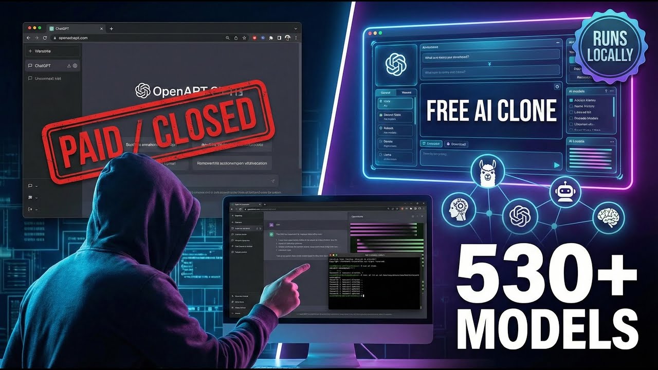 This Free Open-Source ChatGPT Clone Runs 530 AI Models