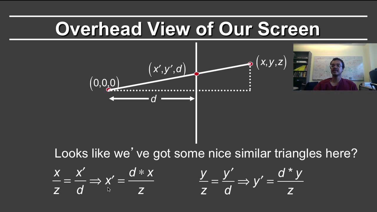 Online Graphics Viewing: Perspective Projection