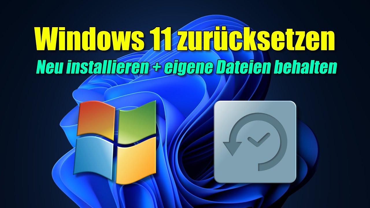 Windows 11 zurücksetzen und eigene Dateien behalten (Windows neu installieren)