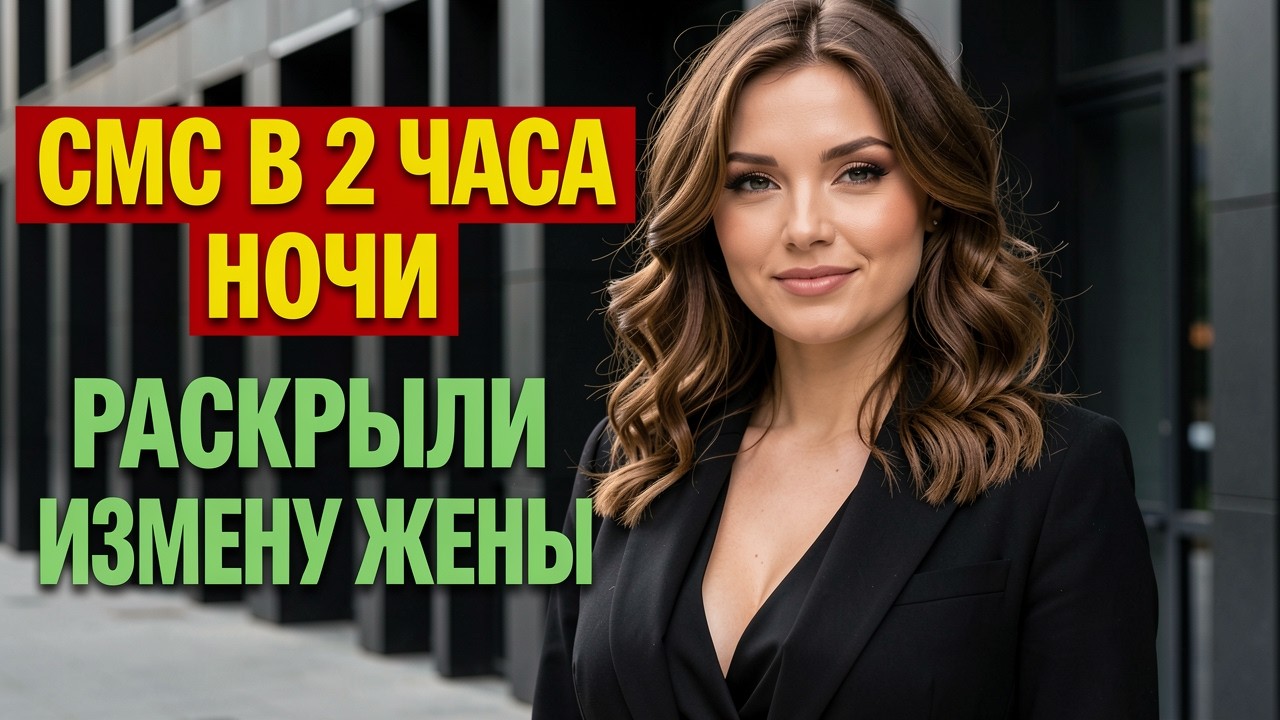 СМС в 2 часа ночи раскрыли измену жены. Аудиорассказ