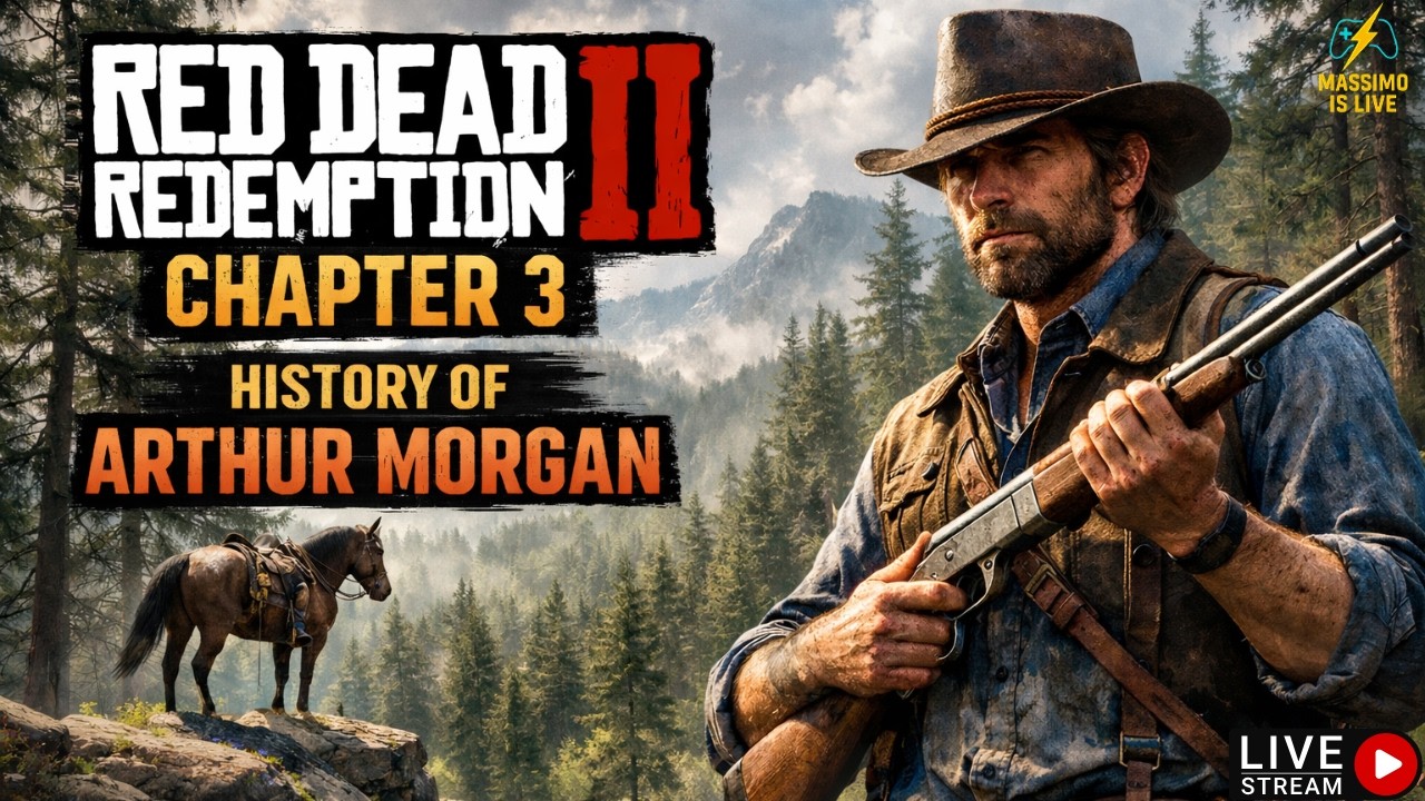 RDR2 Chapter 3 Live Stream 🎯 Arthur Morgan’s Story Begins ! #gaming#livegaming#rdr2 #rdr2gameplay