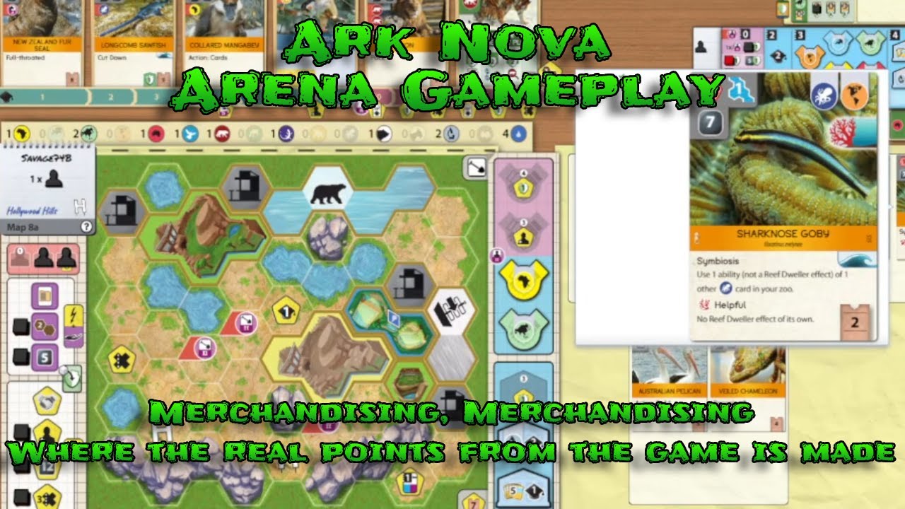 Ark Nova Arena Gameplay  - Marine Worlds 14.