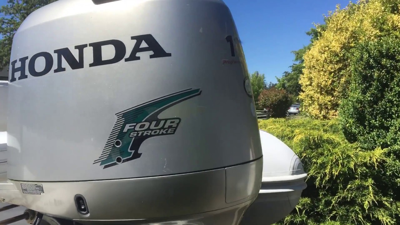 2006 Honda BF115 Outboard Starting after One Year! *Coldstart*
