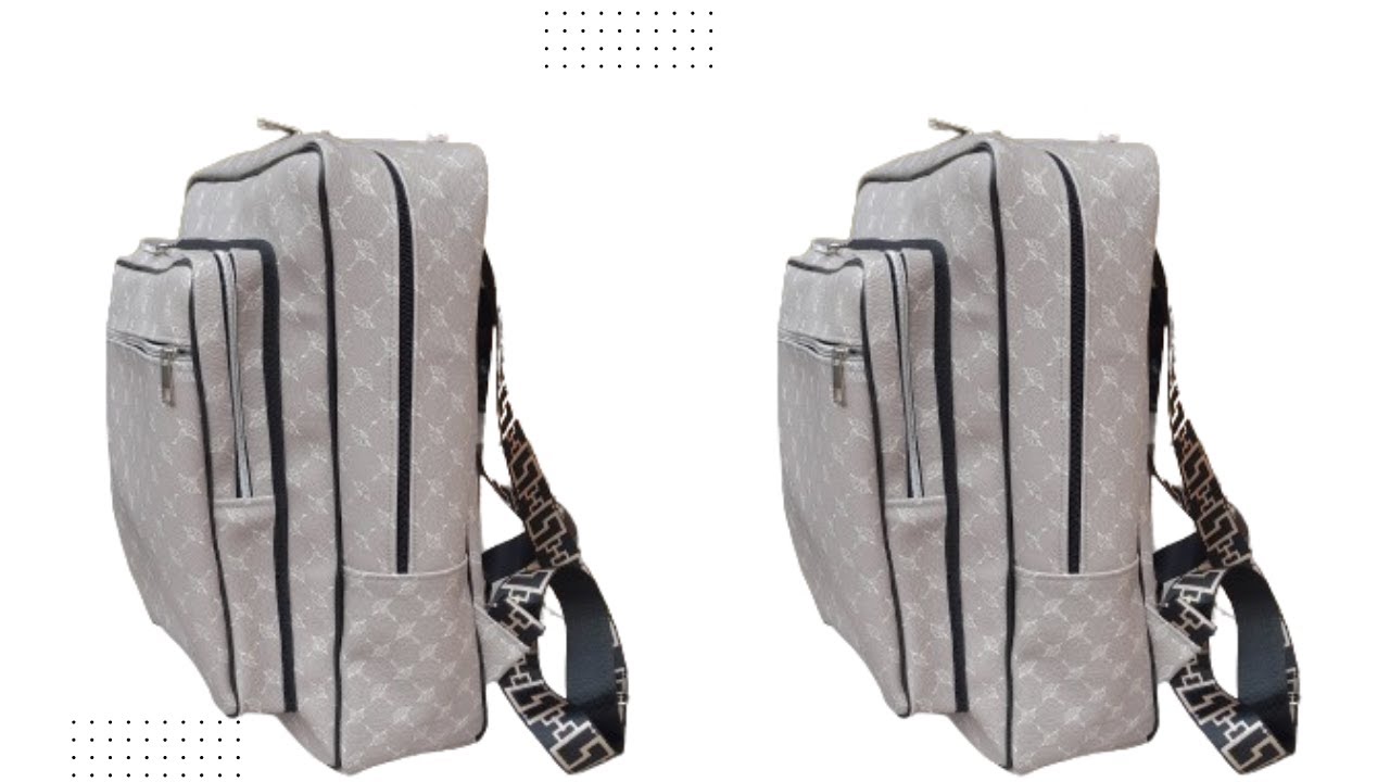 How to sew a school backpack/ school bag easily