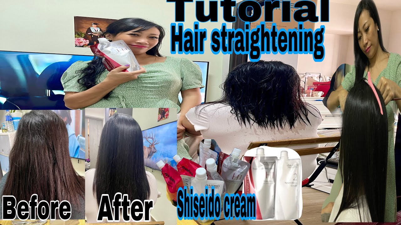 Tutorial for hair straightening at home || makes your hair smooth and shiny