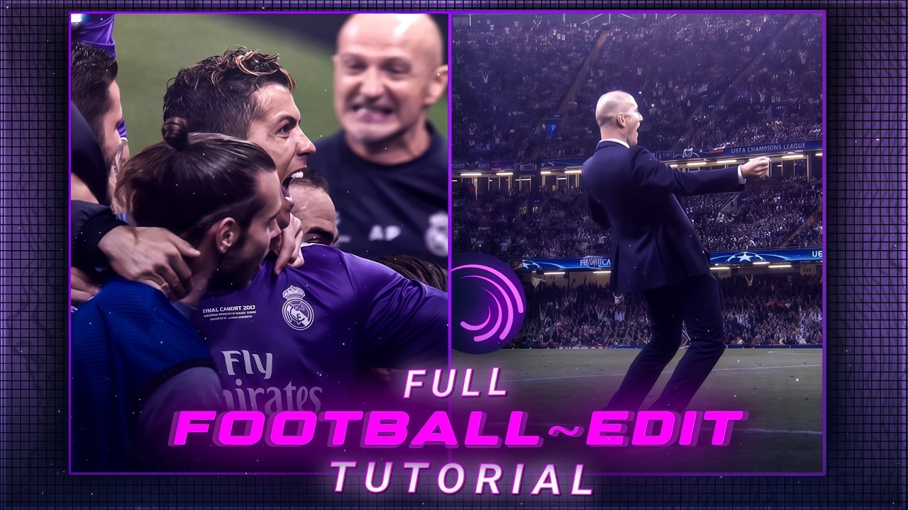 Full Football Edit Tutorial on Alight Motion (+preset) #edit