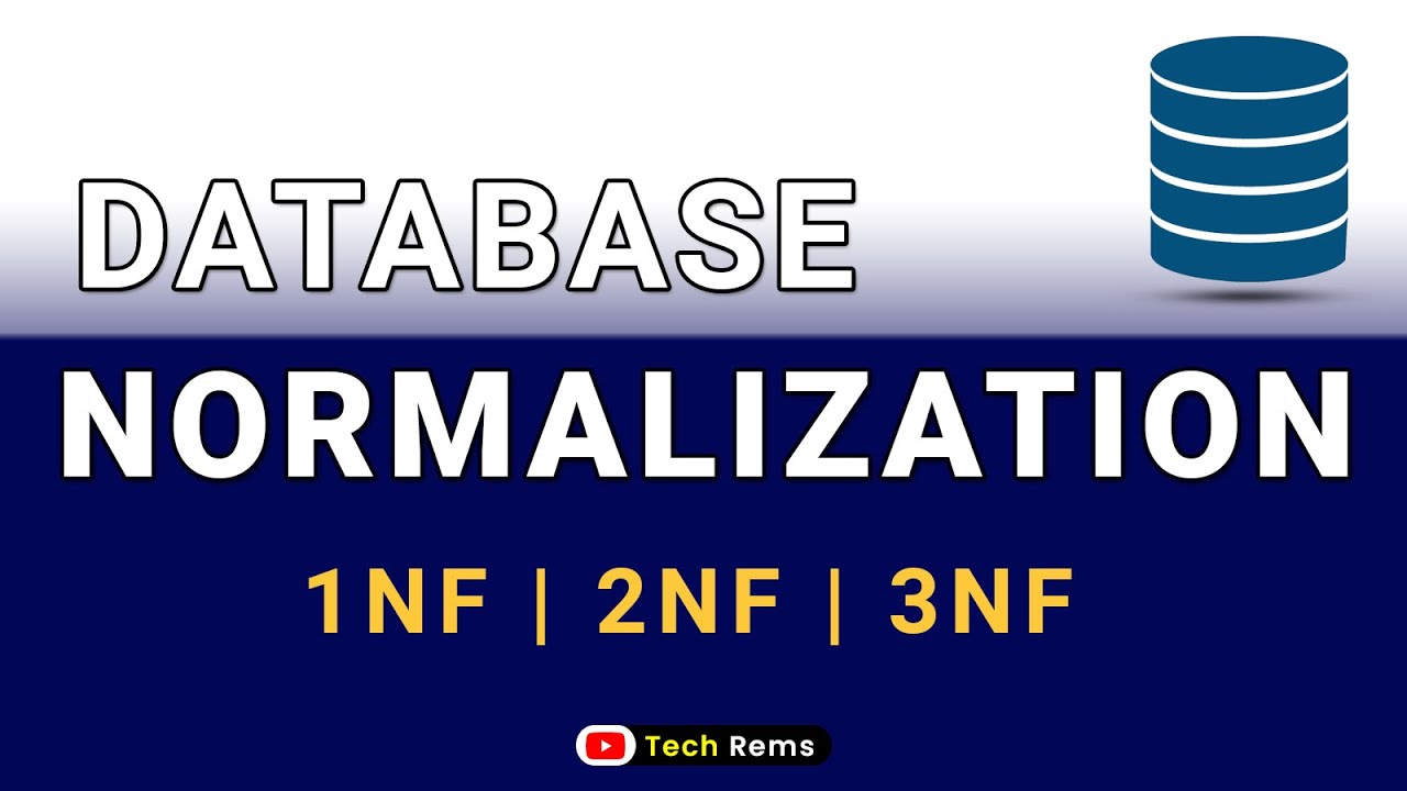 Database Normalization || 1NF, 2NF & 3NF