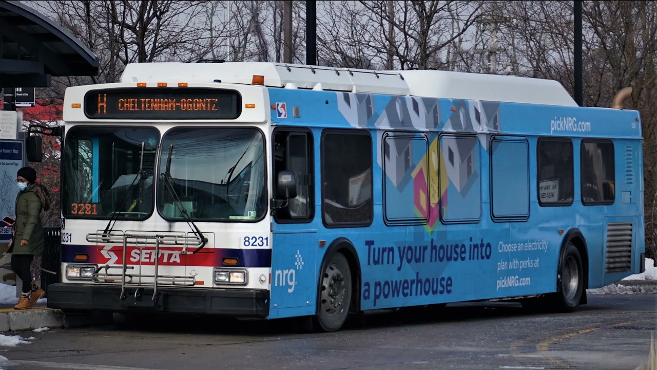 SEPTA Audio: 2009 New Flyer DE40LF #8291