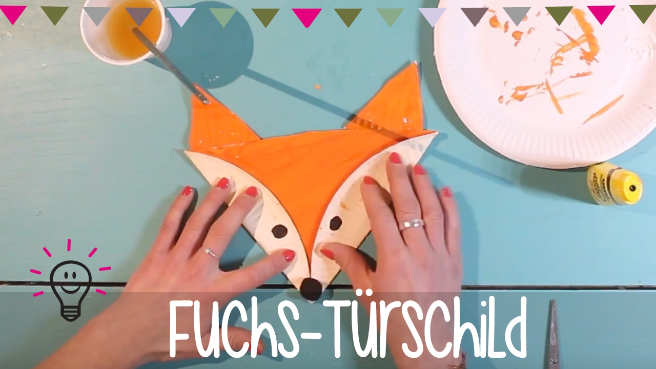 Basteltipp | Fuchs-Türschild
