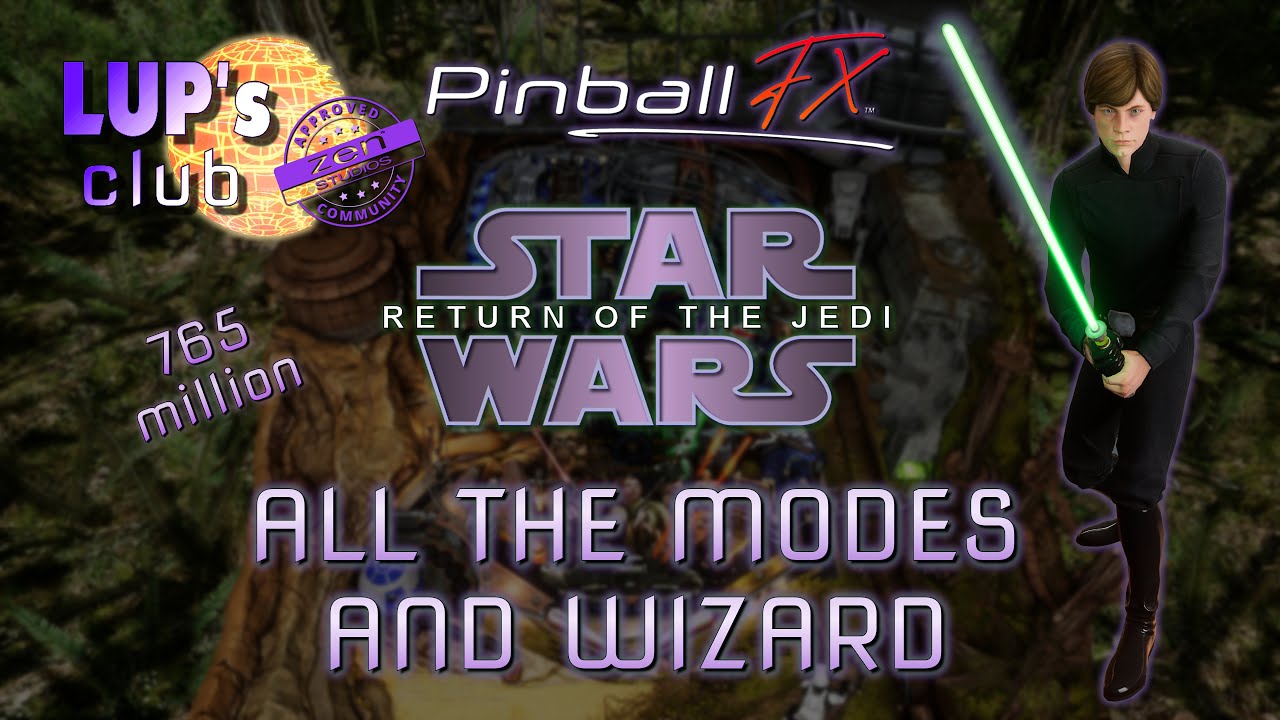 Pinball FX 💫 Star Wars Pinball: Episode VI: Return of the Jedi ► All the Modes & Wizard (765m)