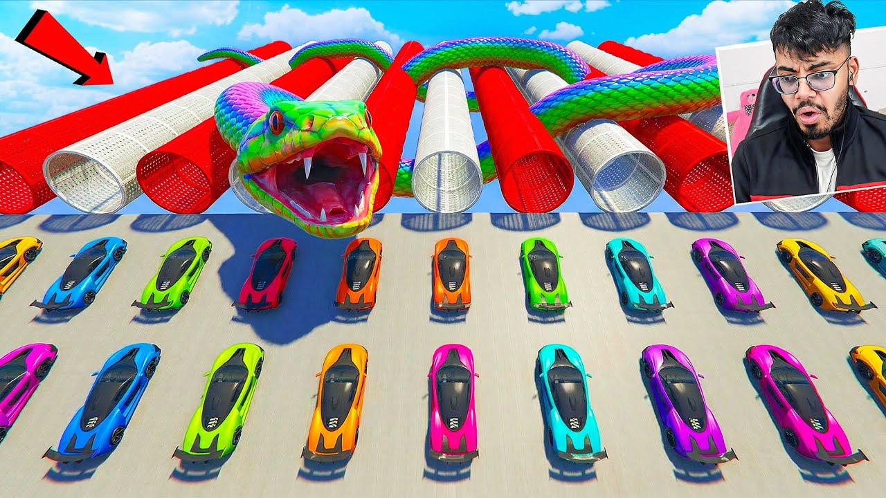 Only 777.766% Technical-Mechnical Players Can Complete This Impossible Car Parkour Race in GTA 5!
