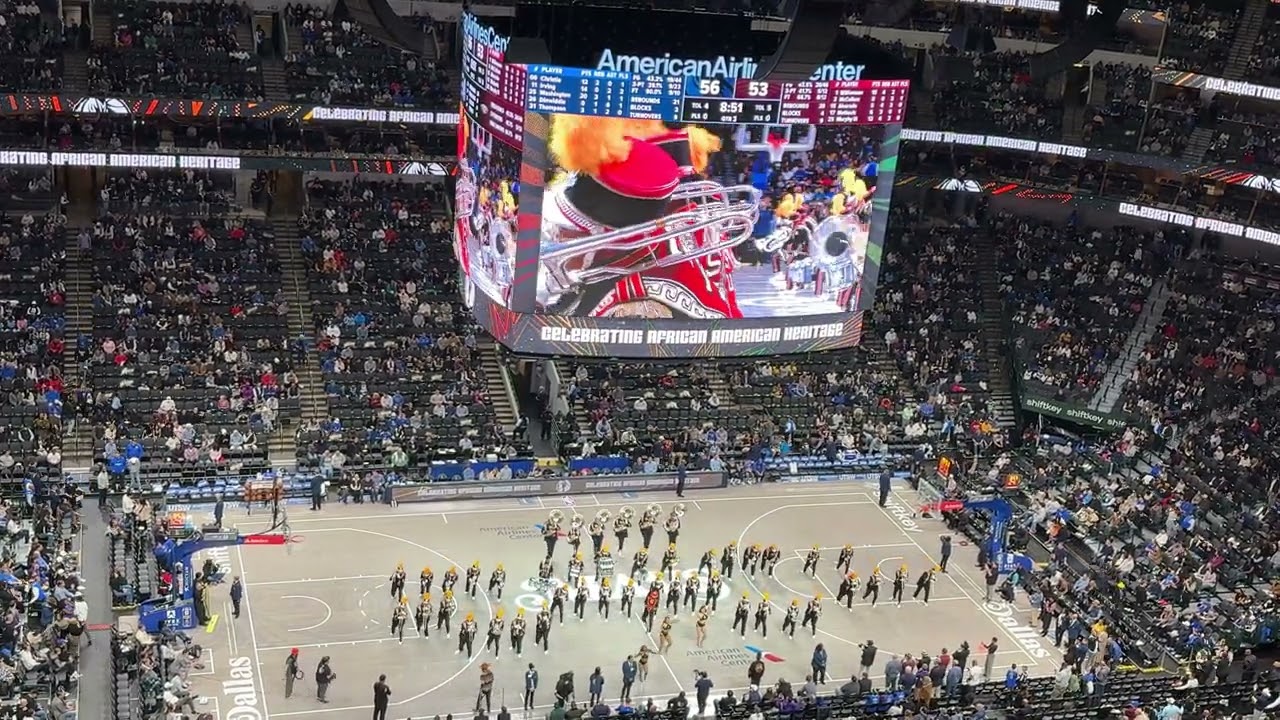 “World Famed” Grambling Marching Band - Dallas Mavericks Halftime