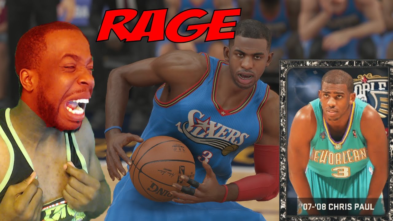 THROWBACK CHRIS PAUL GOES FOR 40! NBA 2k15 MyTeam RAGE! Onyx Cp3 Unstoppable! Funny Gameplay