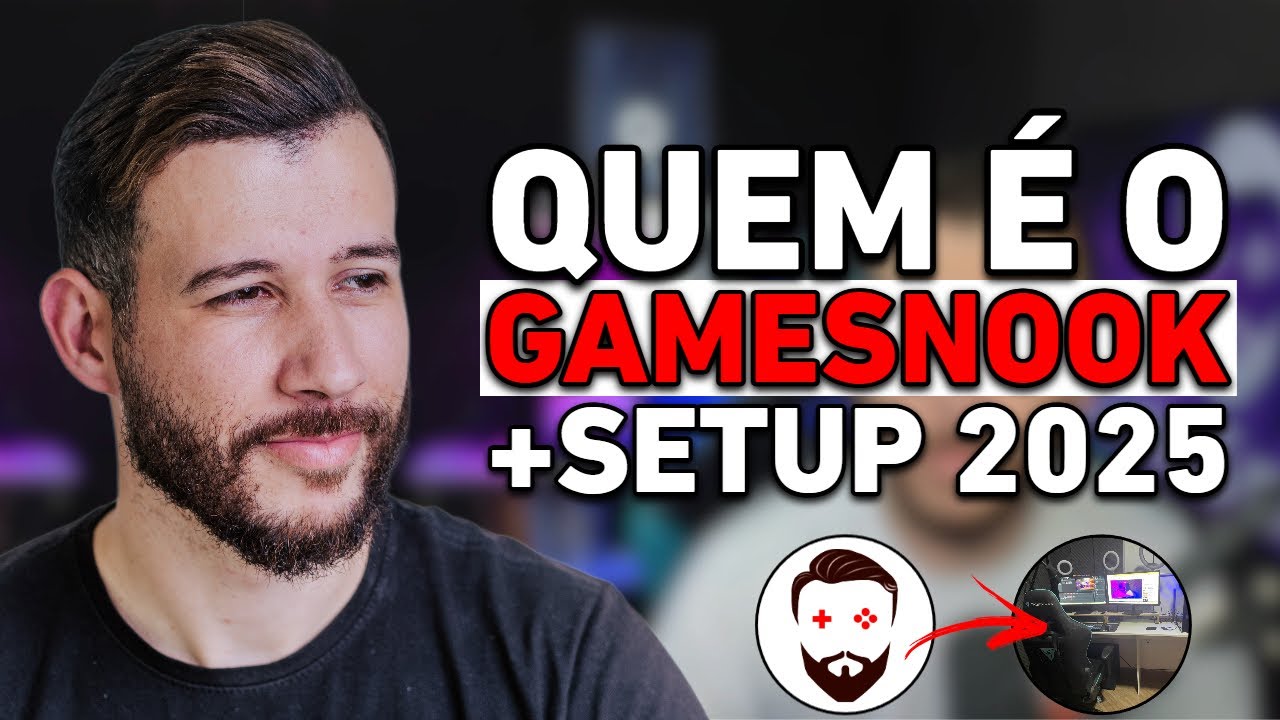 QUEM &Eacute; O GAMESNOOK? + MEU SETUP EM 2025