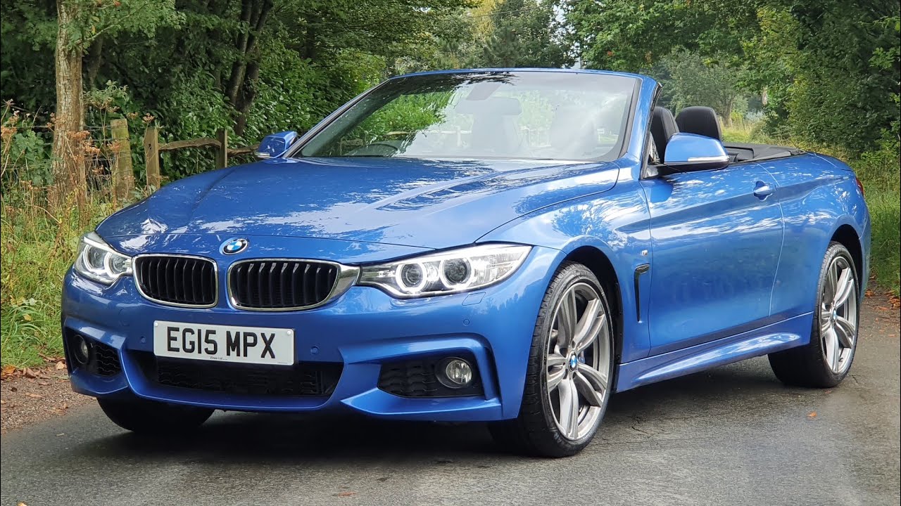 2015 F33 BMW 435D M Sport Convertible xDrive - Estoril Blue - Review of condition and spec