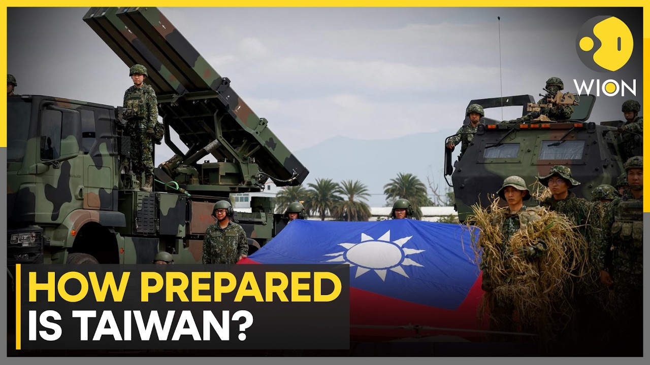 China-Taiwan Tensions: Is Taipei Preparing for War? | WION News