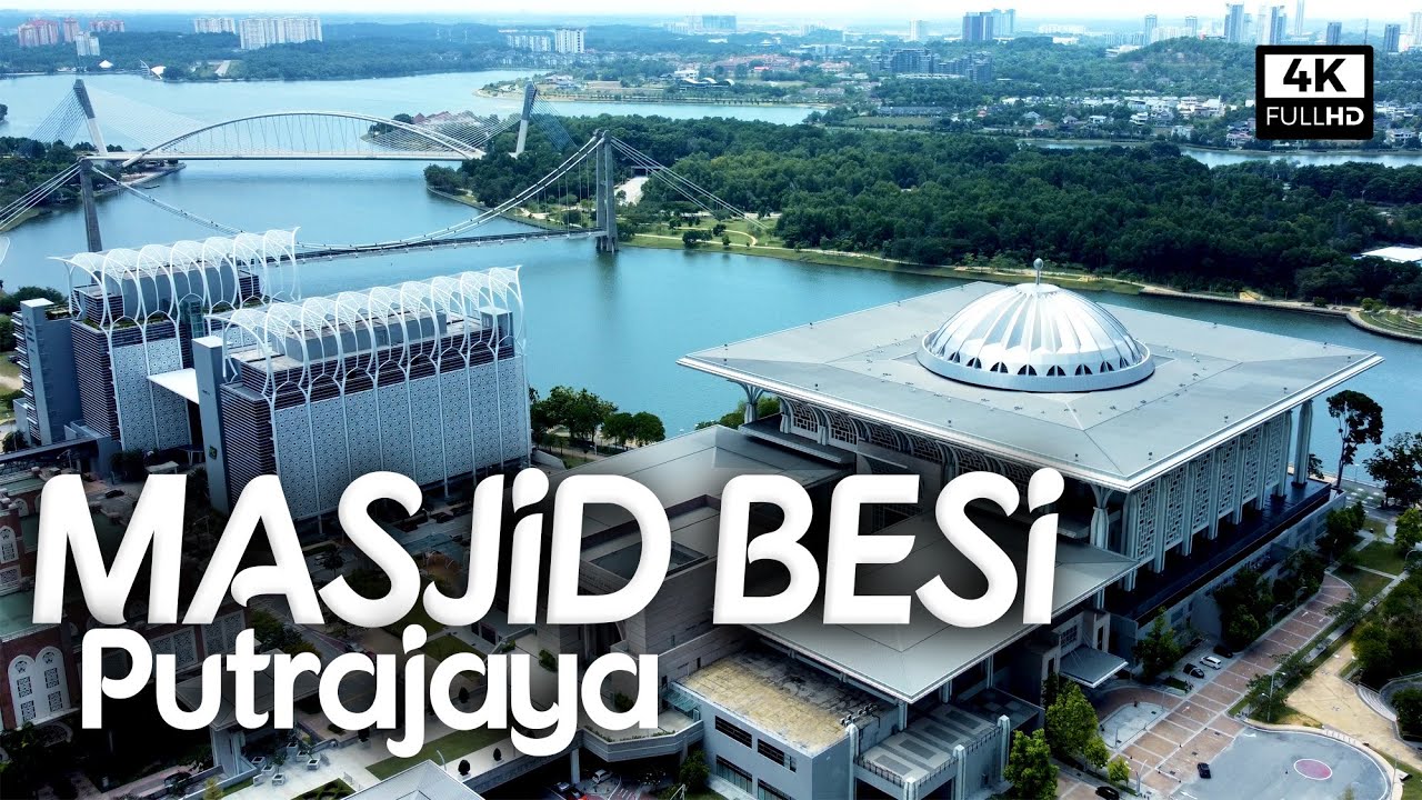 Masjid Besi Putrajaya | Masjid Tuanku Mizan Zainal Abidin | Presint 3, Putrajaya (4k Video)