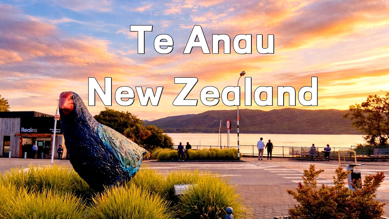 Te Anau New Zealand: Gateway to Fiordland National Park | Sunset Evening Walk 2026 | 4K Walking Tour