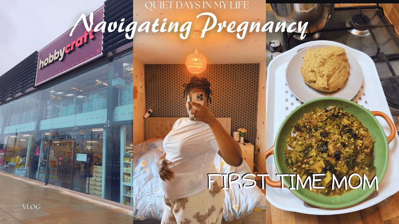 Quiet days Navigating Pregnancy as a first time mom | Daily Life in UK | Grocery shopping, cooking