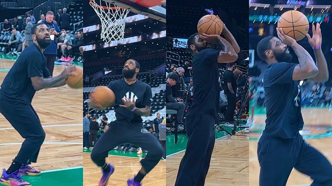 Kyrie Irving FULL NBA Finals Pregame Workout: Finishes At Rim, Bag Work And Shooting