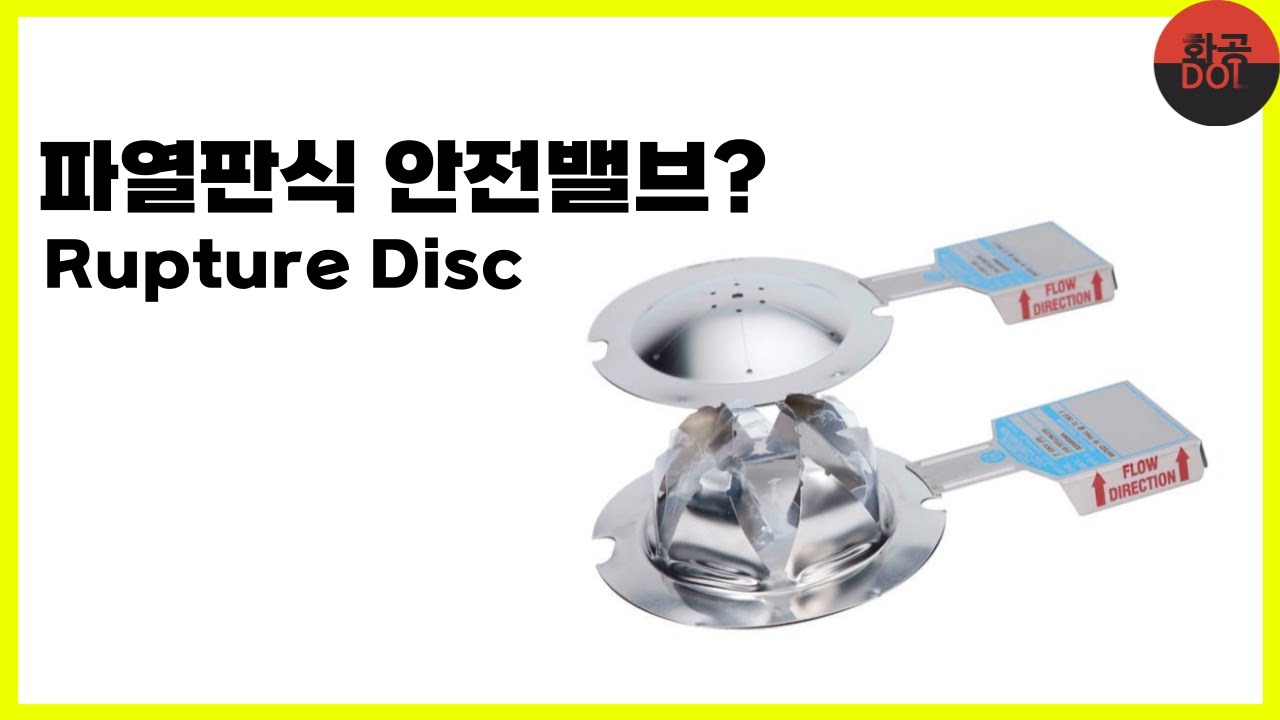파열판식 안전밸브? (Rupture Disc)