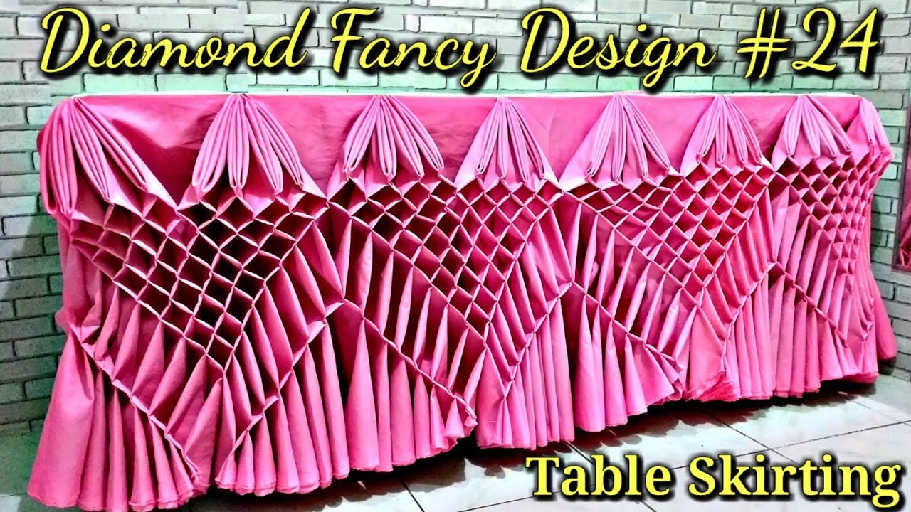 Diamond Fancy Design #24 |Table skirting Diamond Design |Flower Design |Butterfly, rose heart design